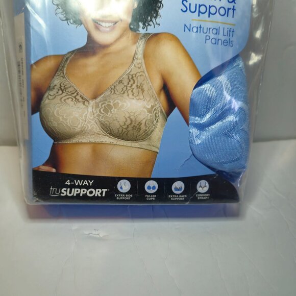 Playtex 18 Hour Ultimate Lift & Support Zen Blue Bra Size 38DD - Picture 5 of 6